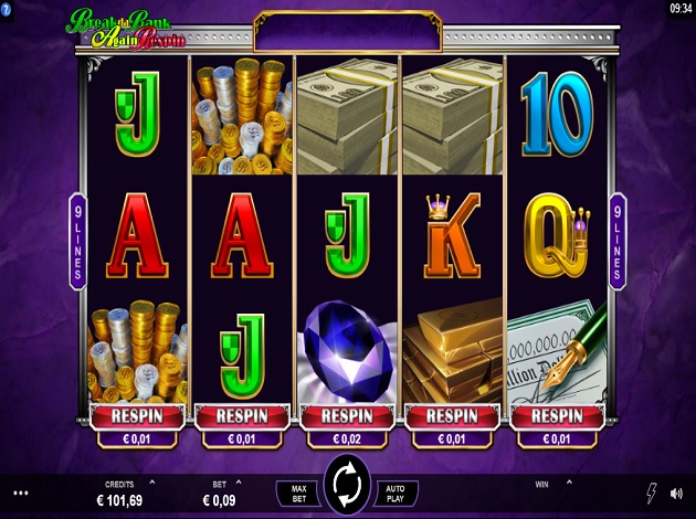 Break the bank free slots bonus