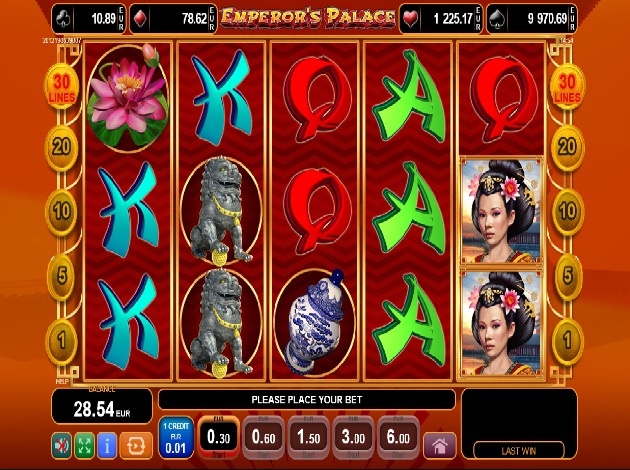 Play Emperors Palace Video Slot Free at Videoslots.com