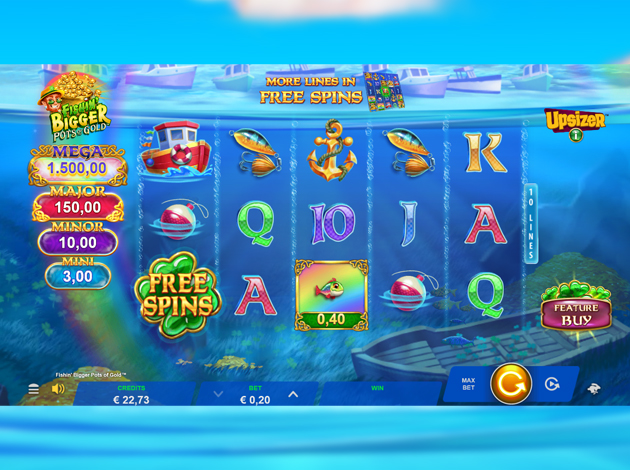 Play Fishin Bigger Pots Of Gold Video Slot Free at Videoslots.com