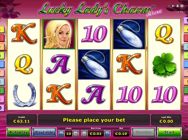 Lucky lady charm slot machine free play