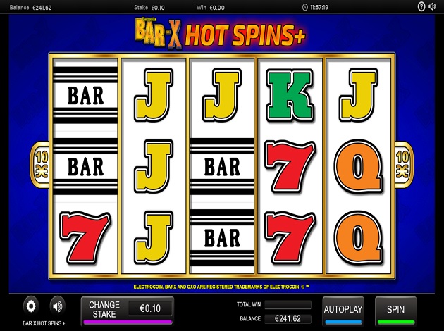 Bar X Hot Spins Free Play