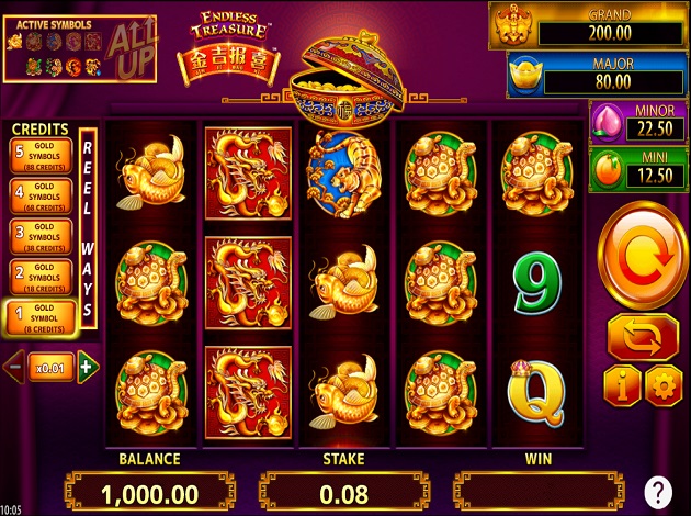 Play Jin Ji Bao Xi Endless Treasures Video Slot Free at Videoslots.com