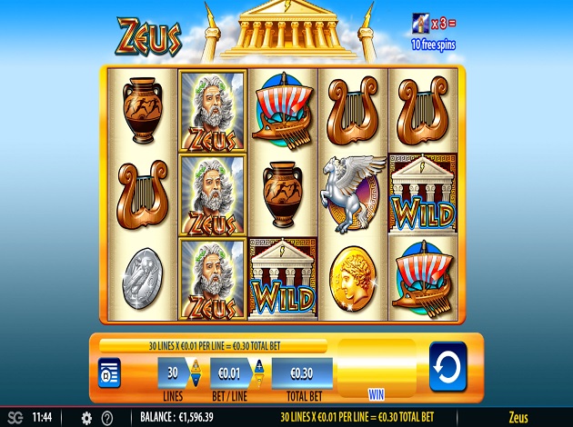 Zeus Casino Games Free