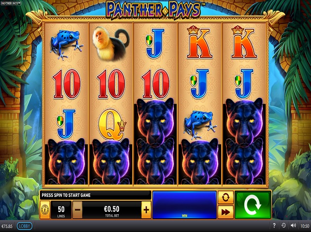 Panther pays slot machine