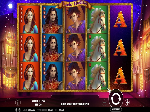 Play Lady Godiva Video Slot Free at Videoslots.com