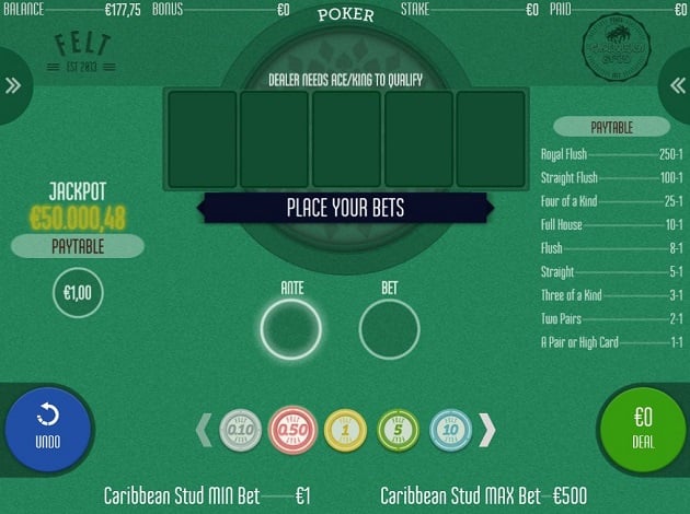 Play Caribbean Stud