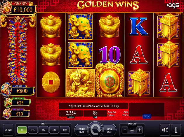 Play Golden Wins Deluxe Video Slot Free at Videoslots.com