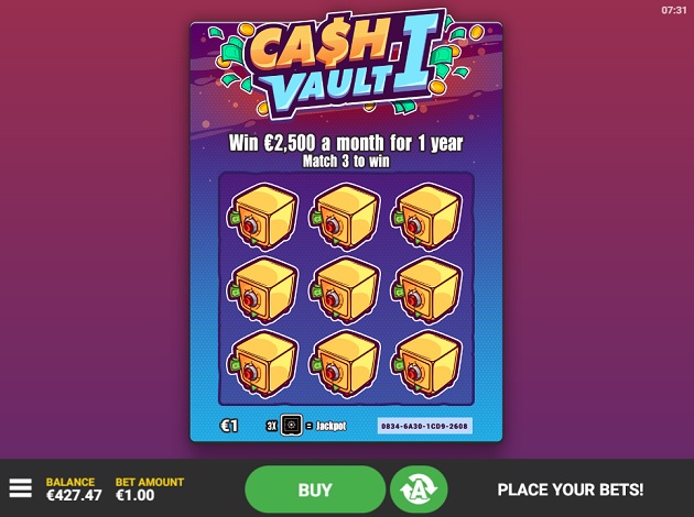 Money Vault Game