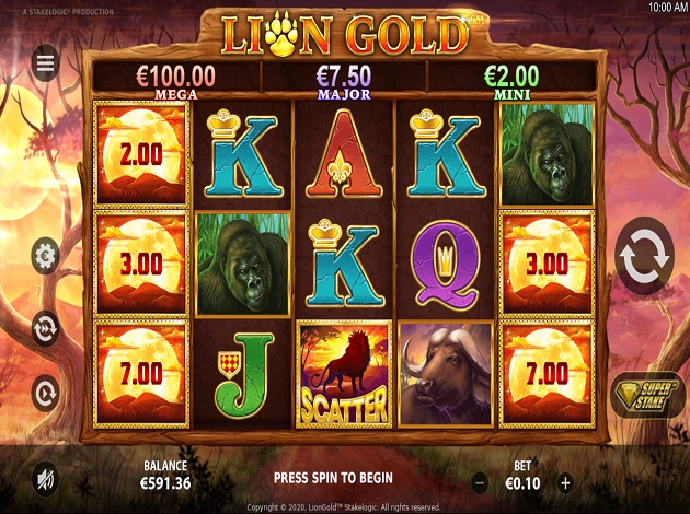 Super gold 7 slot machine